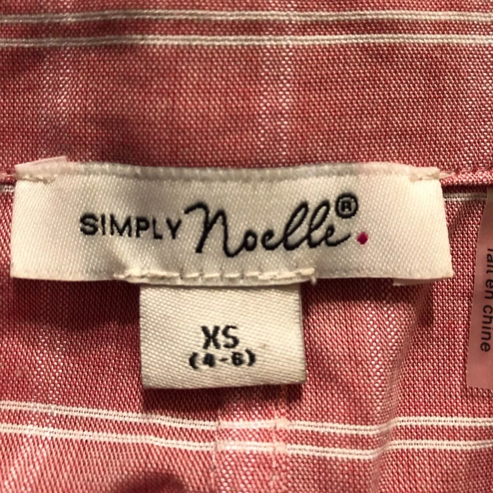Simply noelle blouse tied in the front size  xs